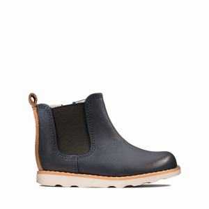 Boty Clarks Crown Halo Toddler Tmavě Blankyt | 05YMZEIAX